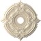 Ekena Millwork Attica PVC Medallion (Canopies up to 6 3/4"), 19"OD x 3 1/2"ID x 1"P, Universal Metallic Pearl Mist CMP19ATEPE - alternate 1